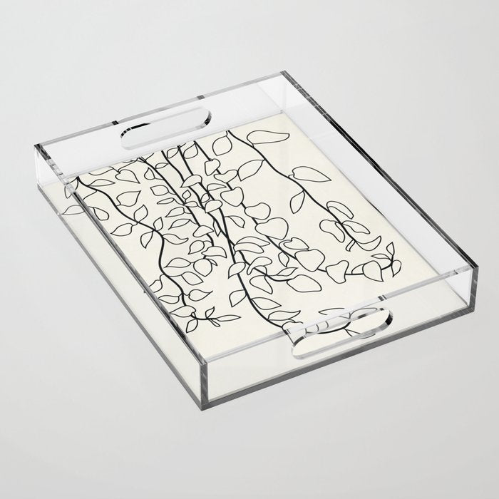 Minimalist Vines II Acrylic Tray Gallery Image 1