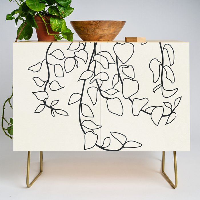 Minimalist Vines II Credenza Gallery Image 1