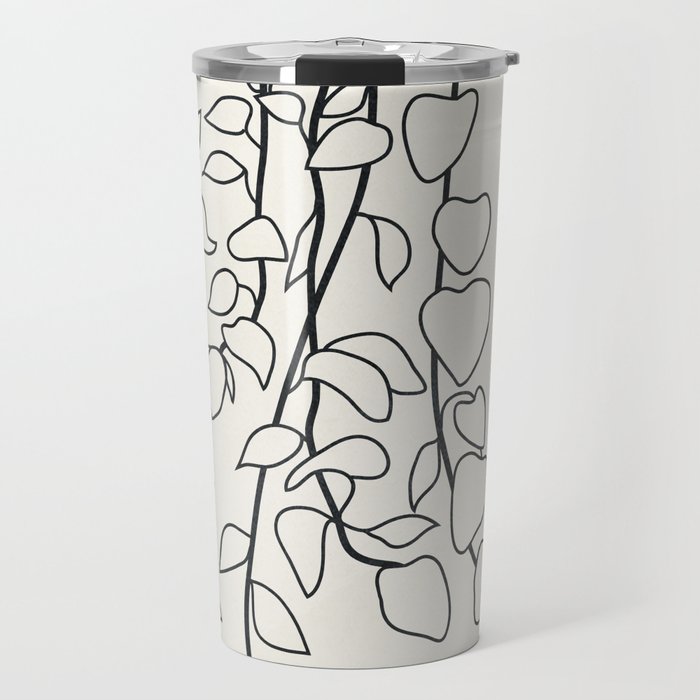 Minimalist Vines II Travel Mug Gallery Image 1