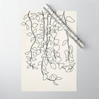 Minimalist Vines II Wrapping Paper Gallery Image 1