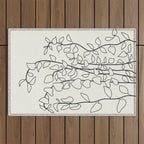 Minimalist Vines II Outdoor Rug Gallery Image 1