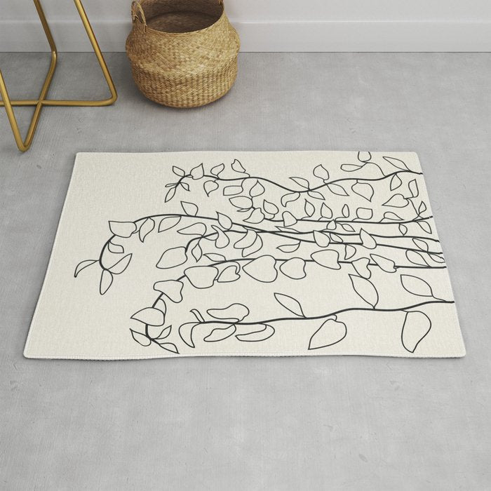 Minimalist Vines II Rug Gallery Image 1