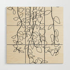 Minimalist Vines II Wood Wall Art Gallery Image 1