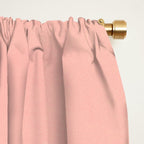 Tropical Views - Pink and Green Landscape Illustration Window Curtain Gallery Image 2