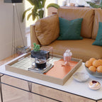 Flamingo Drip | Warp Grid: Off-White Day Edition Serving Tray Gallery Image 2