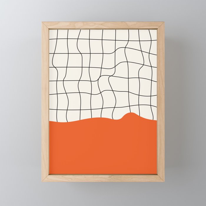 Flamingo Drip | Warp Grid: Off-White Day Edition Mini Art Print Gallery Image 1