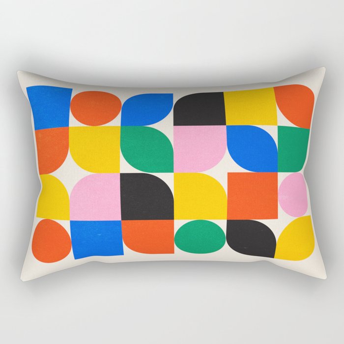 BAUHAUS 06: Exhibition 1923 | Mid Century Series  Rectangular Pillow Gallery Image 2