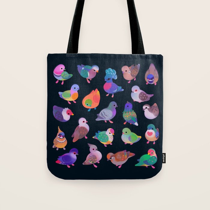 Wild pigeon - name Tote Bag Gallery Image 1