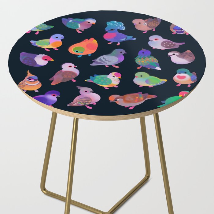 Wild pigeon - name Side Table Gallery Image 2
