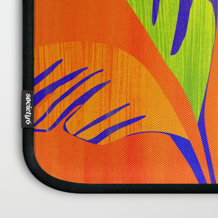 Summer Heat Abstract Botanical Series Laptop Sleeve Gallery Image 3