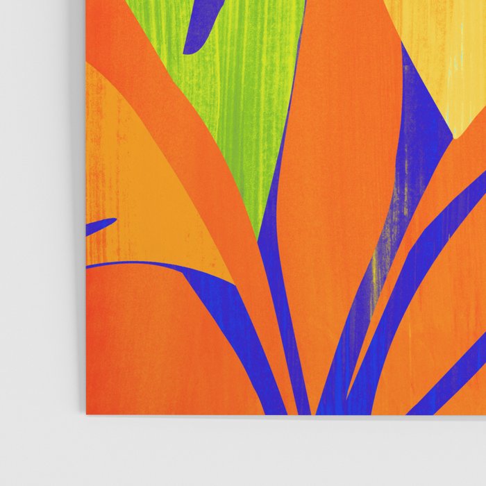 Summer Heat Abstract Botanical Series Poster Gallery Image 3