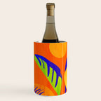 Summer Heat Abstract Botanical Series Wine Chiller Gallery Image 2