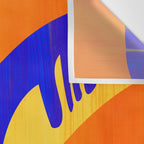 Summer Heat Abstract Botanical Series Wall Tapestry Gallery Image 3