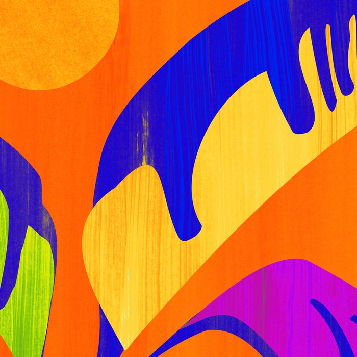 Summer Heat Abstract Botanical Series Coffee Mug Gallery Image 2