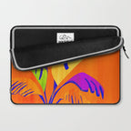 Summer Heat Abstract Botanical Series Laptop Sleeve Gallery Image 2