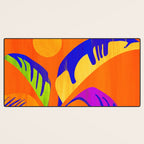 Summer Heat Abstract Botanical Series Desk Mat Gallery Image 3