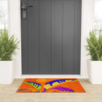 Summer Heat Abstract Botanical Series Welcome Mat Gallery Image 3