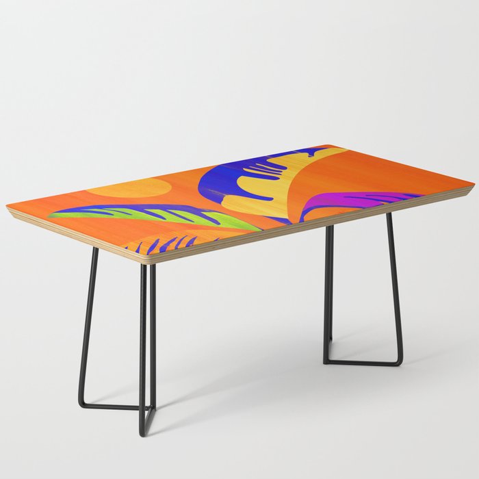 Summer Heat Abstract Botanical Series Coffee Table Gallery Image 1