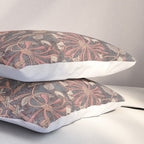 Honeysuckle Pink by William Morris Antique Vintage Victorian Jugendstil Art Nouveau Retro Pattern Pillow Sham Gallery Image 3