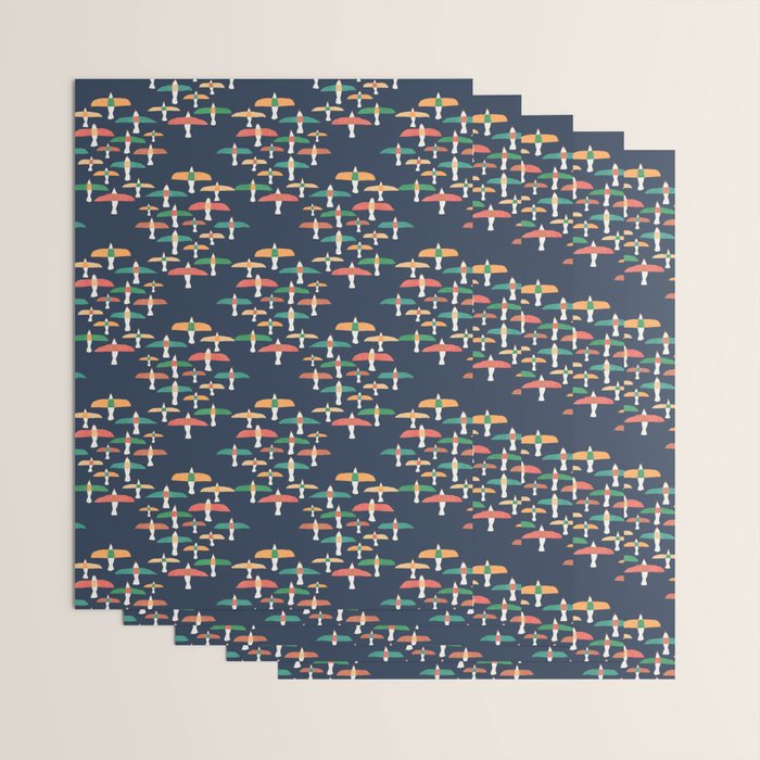 Vintage seagull Wrapping Paper Gallery Image 3