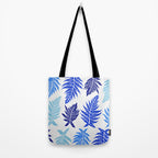 Inked Ferns - Blue Palette Tote Bag Gallery Image 2
