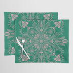 Flores, Emerald & Pink Placemat Gallery Image 1