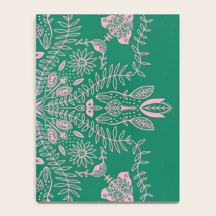 Flores, Emerald & Pink Notebook Gallery Image 4