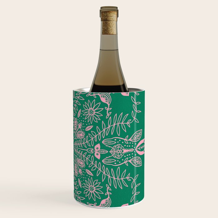 Flores, Emerald & Pink Wine Chiller Gallery Image 3