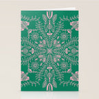 Flores, Emerald & Pink Stationery Card Gallery Image 2
