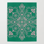 Flores, Emerald & Pink Poster Gallery Image 4