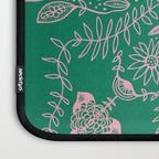 Flores, Emerald & Pink Laptop Sleeve Gallery Image 3