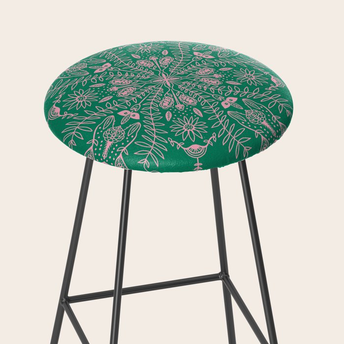 Flores, Emerald & Pink Stool Gallery Image 2