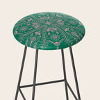 Flores, Emerald & Pink Stool Gallery Image 2