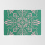 Flores, Emerald & Pink Rug Gallery Image 2