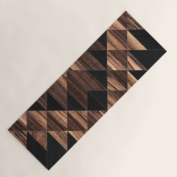 Urban Tribal Pattern No.11 - Aztec - Wood Yoga Mat Gallery Image 1