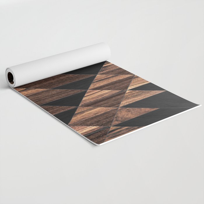 Urban Tribal Pattern No.11 - Aztec - Wood Yoga Mat Gallery Image 2