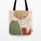 Abstract Faces 3  Tote Bag Gallery Image 1