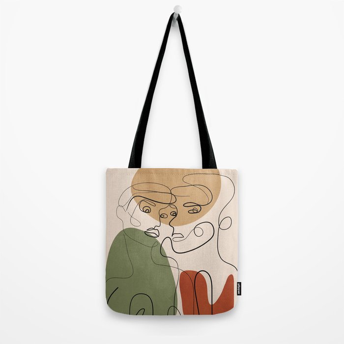 Abstract Faces 3  Tote Bag Gallery Image 2