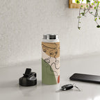 Abstract Faces 3  Water Bottle Gallery Image 4