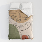 Abstract Faces 3  Comforter Gallery Image 6