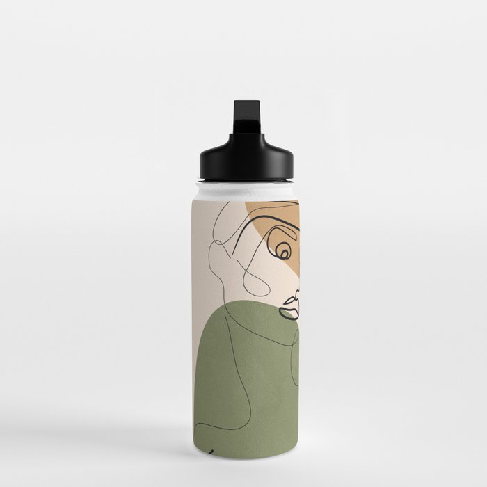 Abstract Faces 3  Water Bottle Gallery Image 3
