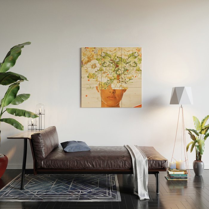 SuperFlowerHead Wood Wall Art Gallery Image 2
