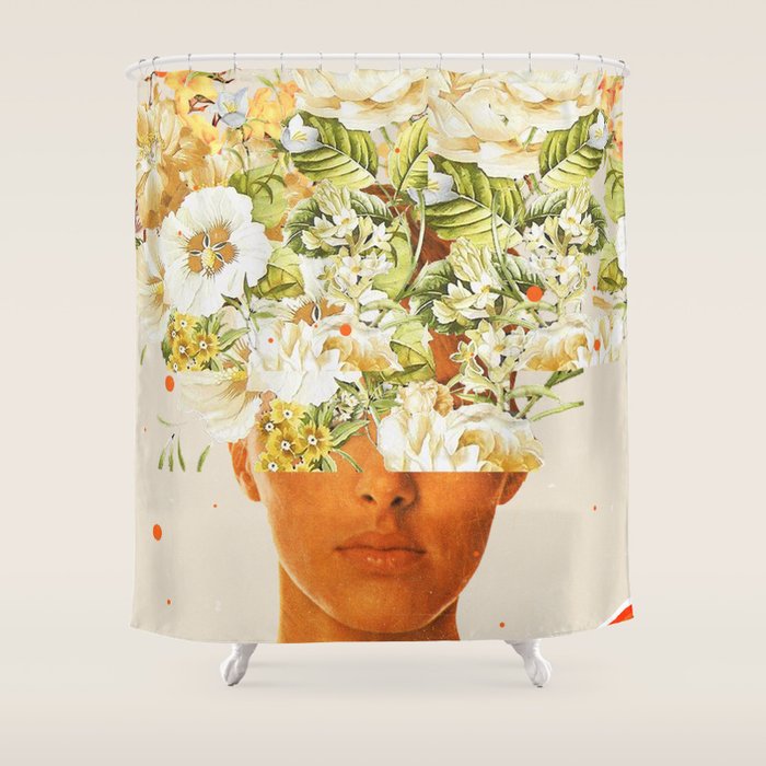 SuperFlowerHead Shower Curtain Gallery Image 1