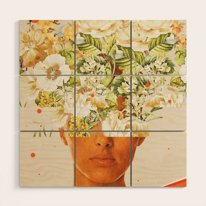SuperFlowerHead Wood Wall Art Gallery Image 1