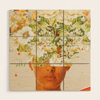SuperFlowerHead Wood Wall Art Gallery Image 1