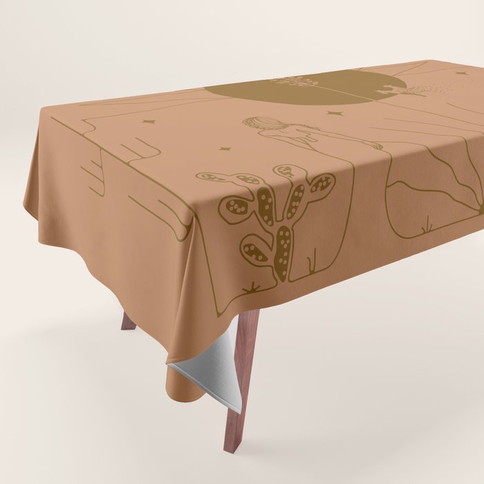 It Was All A Dream - Terracotta Tablecloth