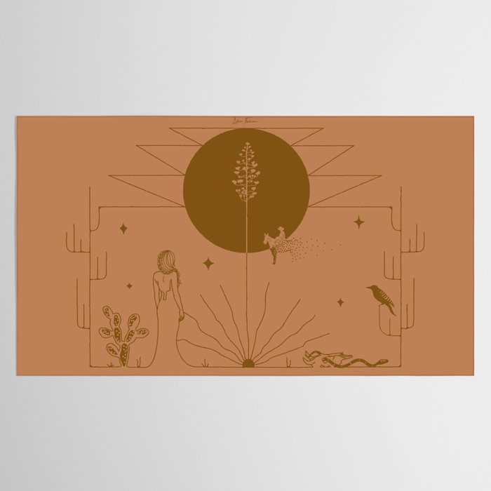 It Was All A Dream - Terracotta Tablecloth Gallery Image 2