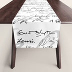 Literary Giants Pattern II Table Runner Gallery Image 1