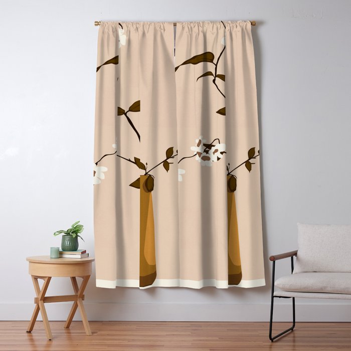 Flowers in the Vase Window Curtain Gallery Image 1