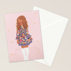 70s Girl Stationery Card Gallery Image 2